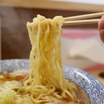 手打ちラーメン 清仁軒 - 不揃い手打ち麺