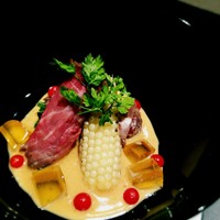 貝渕 卓也 - ローストビーフは豆腐窯のソース
