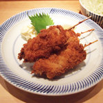 カフェ マメヒコ パートⅢ - 串かつ単品(950円)