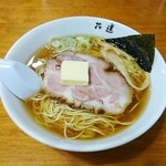地鶏らーめん花道  - 醤油バターラーメン