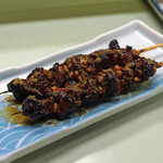 鯉とうなぎのまるます家 - ウナギの肝焼き