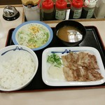 松屋 - 豚バラ焼肉定食