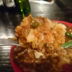 カレー屋アカマル - 青唐ラム挽肉セミドライライスカレー￥1280