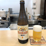 和久 - ビール中瓶680円(2018年7月中旬 昼)