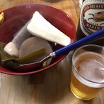 おでん・串揚げ カトちゃん - おでんにビールは最高！