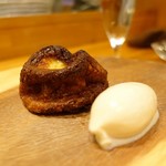 ヴィチーノ - バナナのファーブルトン 牛乳ジェラート添え