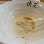麺屋 優光 - ごちそうさまでした