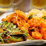 幸永 - キムチ盛り合わせ (大)980円