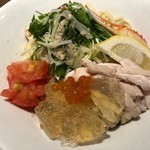 つけ麺一燈 - 蟹出汁冷やし和えつけそば(2)