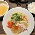 つけ麺一燈 - 蟹出汁冷やし和えつけそば(2)