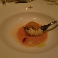 Giglio - アペリティフ　ガスパチョにカッペリーニ雲丹乗せ