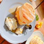 CAFE ALOHA - 一番定番のパンケーキを食べました。