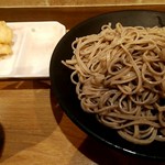 十割そば 東京バッソ - 十割蕎麦ととり天　田舎そば　690円