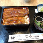 鰻 登亭 銀座店 - うな重のアップ
