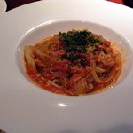 ル・コントワール・デュ・グー - 玉葱とタラバ蟹のパスタ