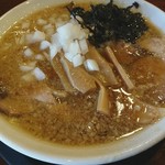Menya Hideyoshi - 背脂チャーシュー麺（醤油）