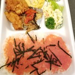 弁当 野の花 - めんたい弁当 545円