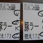 ラーメンビリー - トッピングは・・Ｙ／Ａ／に