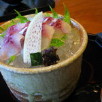 比良山荘 - 造り【鯉の洗い】