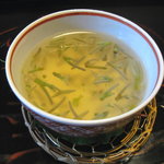 比良山荘 - 椀物【秋田産ジュンサイの吸い物】