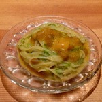 すし 喜邑 - 雲丹の冷製カッペリーニ