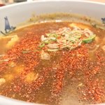 味奈登庵 - カレー南蛮そばには唐辛子だ！  
      ブチまけろ！  #BCMKR!