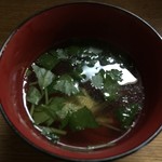 成田家 - サービスの吸い物