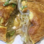 ファミリーレストランe'f - 中にあんかけ焼きそば