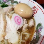 塩そば専門店 桑ばら - 秋刀魚香油の冷やし中華そば（某日の裏そば）