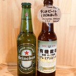 新川崎タウンカフェ - ランチビール始めました。エチゴビール、Heinekenご用意しています。