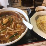 永順楼 - サンマー麺と半チャーハンセット