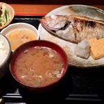 めしの助 - あかむつ(のど黒)塩焼き定食