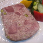 パテドラングドコションエピスターシュ　自家製ピクルスと。