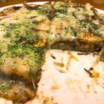 Okonomiyaki Tokugawa - 広島野菜焼＋チーズ 断面