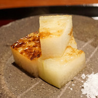鉄板焼き いわ倉 - 冬瓜の蒸し焼き　塩で