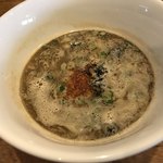 中華そば 先﨑 - イカ肝煮干つけそば