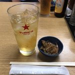 三徳 - お通し、下町ハイボール