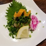 まいか - 真あじのなめろう 680円