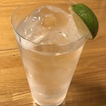 鰻はし本 - 江戸酎のソーダ割り