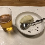 鰻はし本 - ほうじ茶とずんだアイス