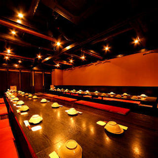 The largest in Chuorinkan! Accommodates up to 42 people! We also selection large-scale banquets.