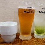 ビーフ ラッシュ - コーンスープ＆生ビール＆酎ハイ