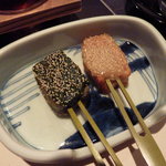 梅の花 - 生麩田楽