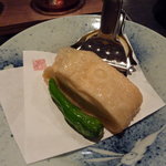 梅の花 - 湯葉揚げ