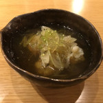 春夏秋冬ざこや - 淡路島産鱧と玉ねぎのお吸い物
