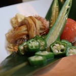 居酒屋 肴とり - オクラ