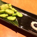 Robata To Nikukappou Sasaya - 天豆の 塩茹で