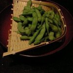 居酒屋 いちひろ - 枝豆。湯気が上がってる！　