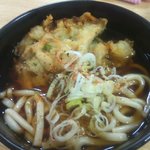 いちょう庵 - 白えびのかきあげうどん