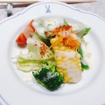 銀座 ひらやま - 2018.6.  野菜サラダ